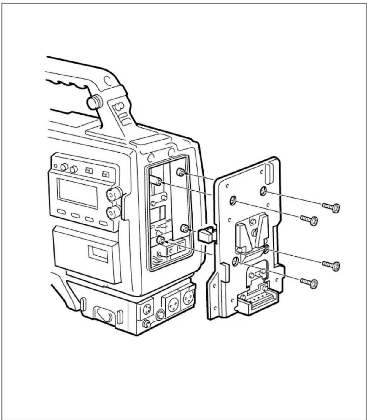 SONY AC-DN1 - デジタルベータカムカムコーダーへの取り付け - 2