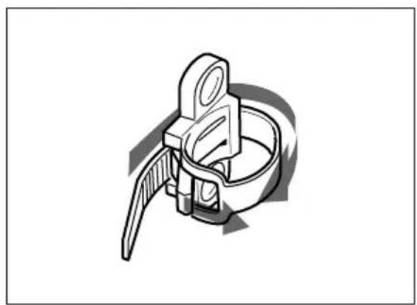 SONY AC-DN1 - Using the Cord Strap - 1