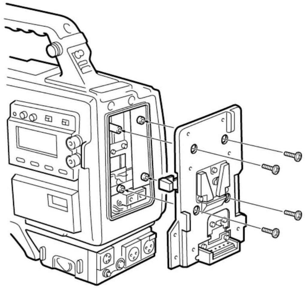 SONY AC-DN1 - Attaching to Betacam SP Camcorders - 1