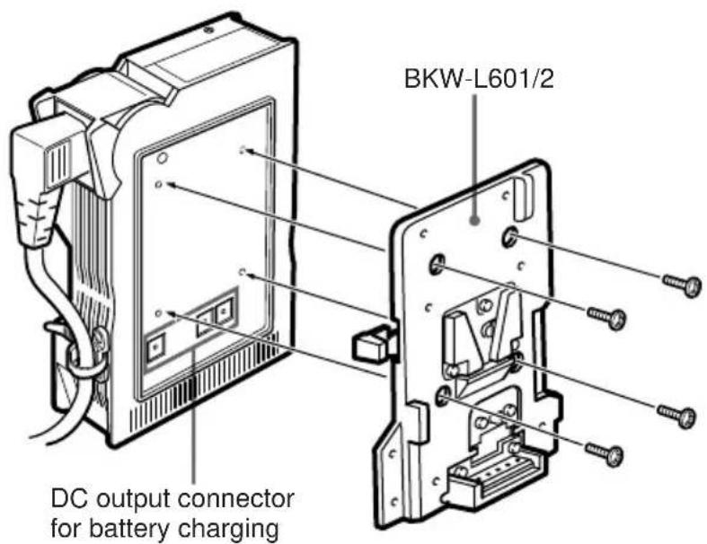 SONY AC-DN1 - To attach the BP-L60A/L90A Lithium-Ion Battery Pack - 1