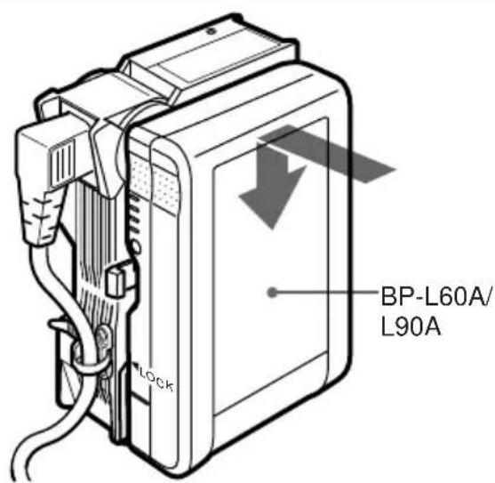 SONY AC-DN1 - Pour fixer l'accumulateur aux ions lithium BP-L60A/L90A - 2