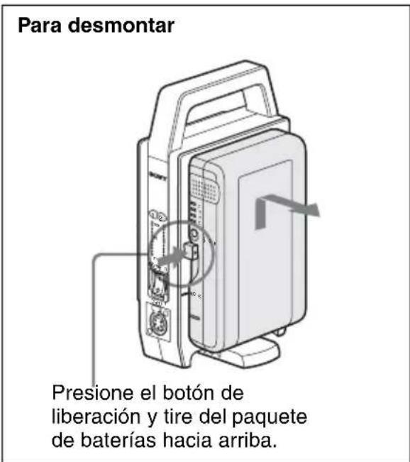 SONY BC-L70 - Montaje de los paquetes de baterías - 2