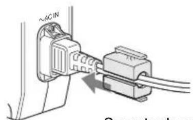 SONY BC-L70 - ⑨ Conexión ∼ AC IN (entrada de alimentación CA) - 2