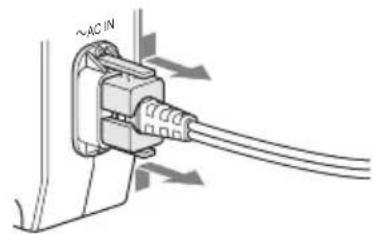 SONY BC-L70 - ⑩ Plug holder receptacle - 2