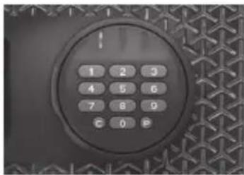 SentrySafe FPW082C - Cómo abrir su caja fuerte con el teclado electrónico - 1