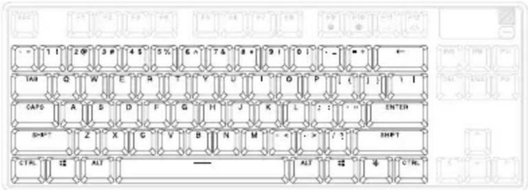 STEELSERIES Apex Pro TKL Gen 3 - SWAPPABLE KEYCAPS - 2