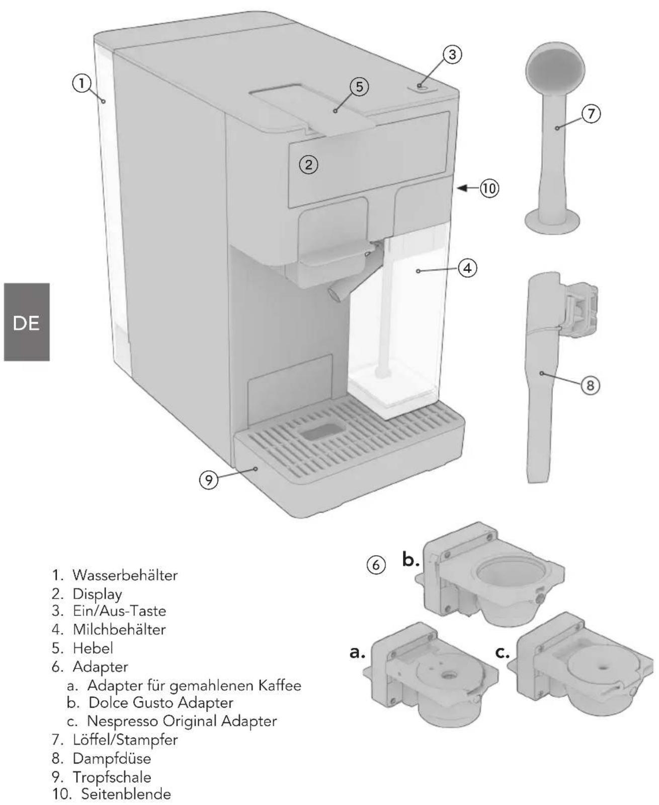 WILFA Volo Capsule MMA1T-TCM20 - PRODUKTÜBERSICHT - 1