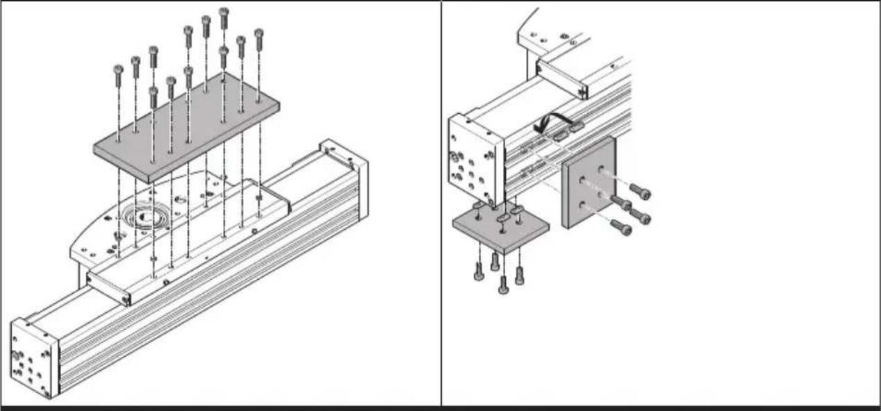 Festo ELCC-TB-KF-60-600-0H-P0-CR - Fixation de l'axe - 1