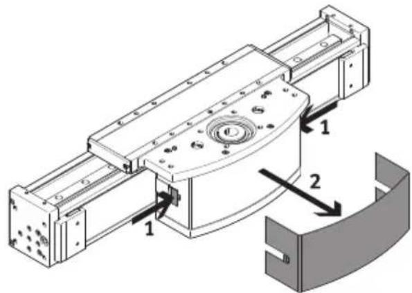 Festo ELCC-TB-KF-60-600-0H-P0-CR - Élimination des particules d'usure dans la tête d'entraînement - 1