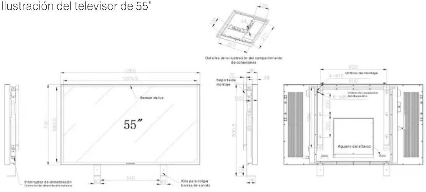 Furrion FUDI55SSA - Planos acotados - 1