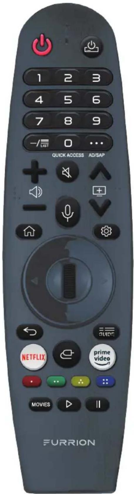 Furrion FUDI55SSA - Télécommande vocale WebOS - 1