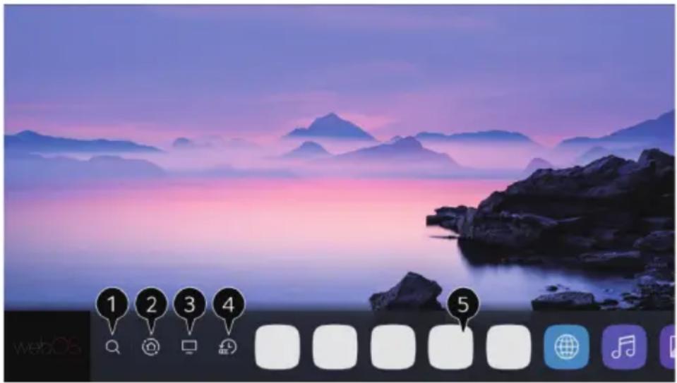Furrion FUDI55SSA - Using the Home Feature of the WebOS TV - 1