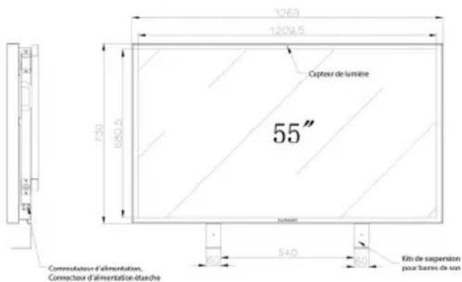 Furrion FUDI55SSA - Dessins des dimensions - 2