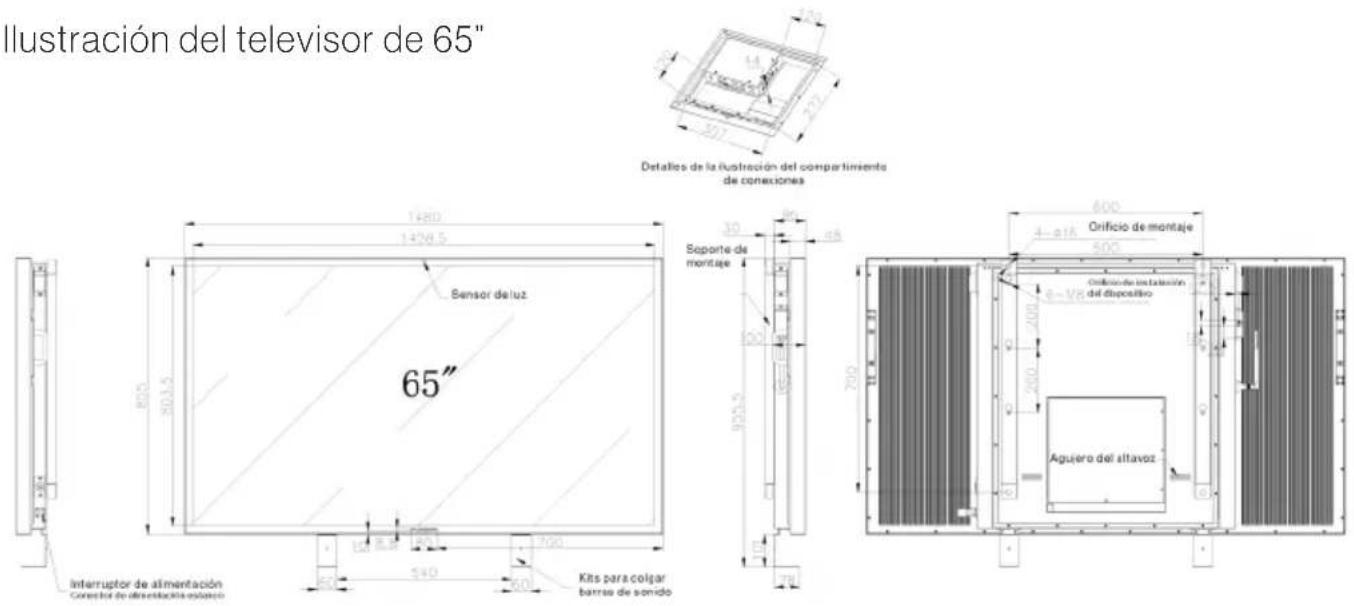 Furrion FUDI55SSA - Planos acotados - 2