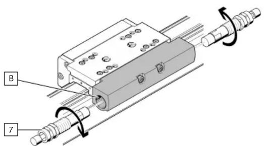 Festo DADP-DGC-40-KF - Montage de l'amortisseur - 1