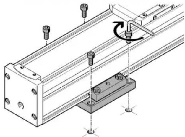 Festo YXCA-2-B - Utilisation du kit de fixation - 3