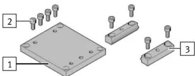 Festo YXCA-2-B - Utilisation du kit de fixation - 1
