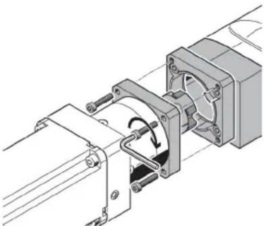 Festo YXCA-1-B - Montage du moteur - 1