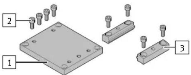 Festo YXCA-1-B - Utilisation du kit de fixation - 1