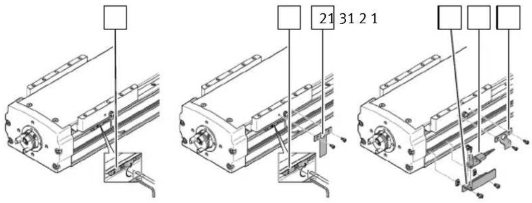 Festo ELGT-BS-160-1000-20P - Fixation du capteur - 1