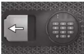 SentrySafe FPW082ES - Unlocking your safe using the electronic keypad - 2
