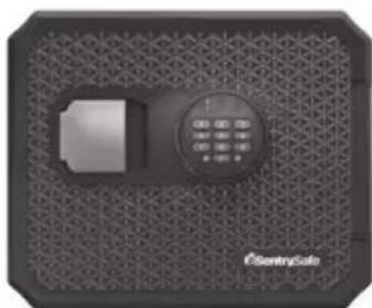 SentrySafe FPW082HSB - Locking your safe using the electronic keypad - 1