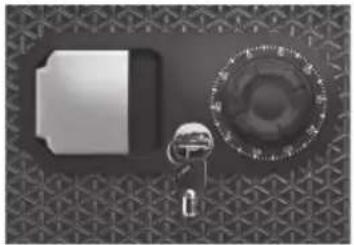 SentrySafe FPW082HSB - Unlocking your safe using the override key only (for select models) - 1
