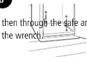 SentrySafe SFW205DPB - Bolt-down instructions... continued - 2