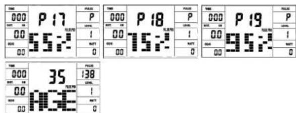 Christopeit AL 2 S - P17 - P19: Impuls programma's - 1