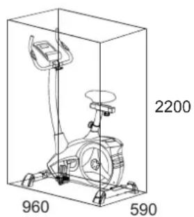 Christopeit AL 2 S - TRAINING SPACE REQUIREMENT - 1