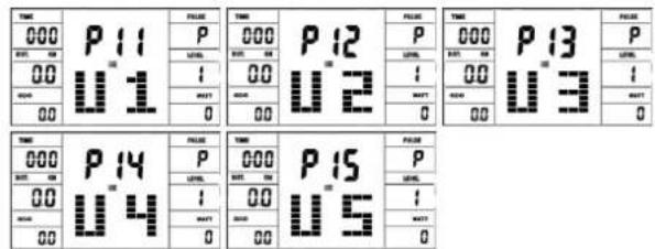 Christopeit AL 2 S - P11 - P15: indiv. training programs (U1-U5) - 1
