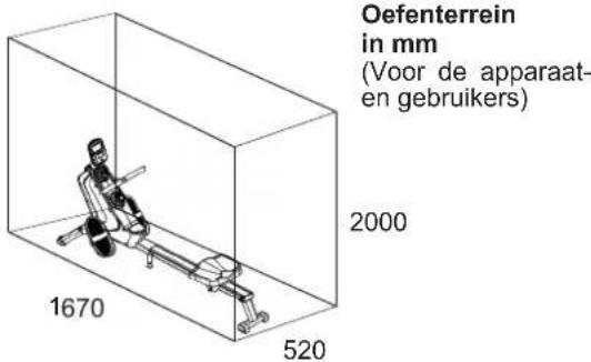 Christopeit RW 1000 - VEREISTE TRAININGSRUIMTE - 1