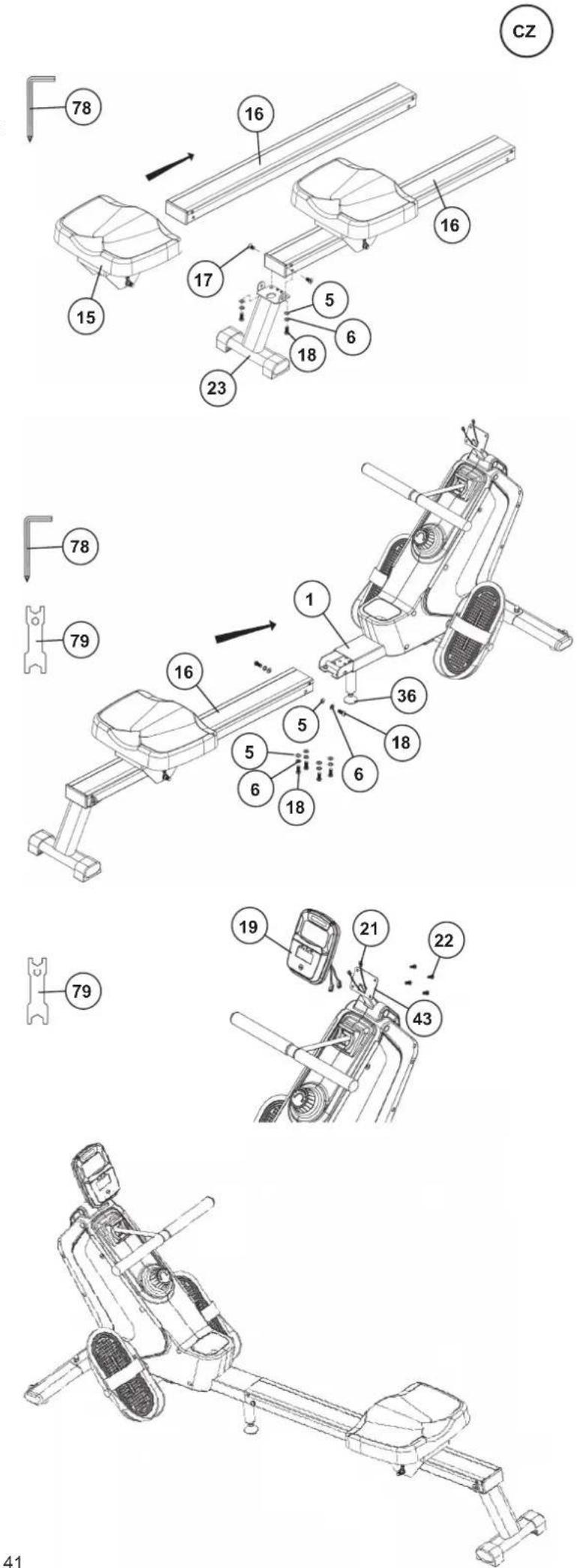 Christopeit RW 1000 - KONTROLA - 1