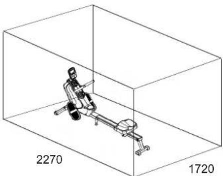 Christopeit RW 1000 - BESOIN D'ESPACE DE FORMATION - 2