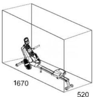 Christopeit RW 1000 - BESOIN D'ESPACE DE FORMATION - 1