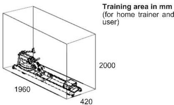 Christopeit Hudson - TRAINING SPACE REQUIREMENT - 1