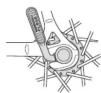 SHIMANO FH-QB400-HM - Mise en place du levier à retrait rapide - 1