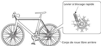 SHIMANO FH-QB400-HM - Nom des pièces - 1