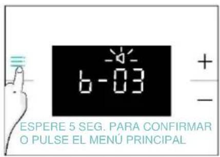 CANDY CA6 NP3T2HTW - VOLUMEN DE LA ALARMA - 3