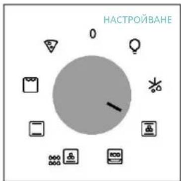 CANDY CA6 NP3T2HTW - ЗАДАВАНЕ НА ПРОГРАМА ЗА ГОТВЕНЕ - 1