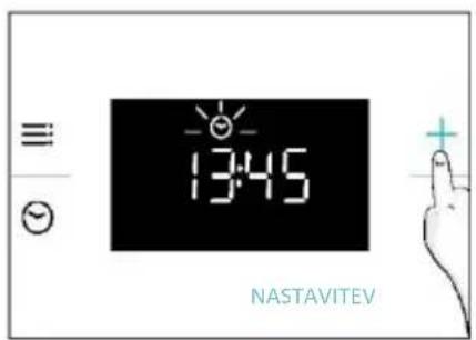 CANDY CA6 NP3T2HTW - NASTAVITEV URE - 2