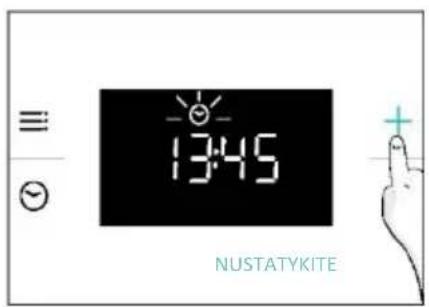 CANDY CA6 NP3T2HTW - LAIKRODŽIO NUSTATYMAS - 2