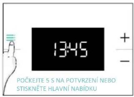 CANDY CA6 N3T1HTW - NASTAVENÍ HODIN - 3