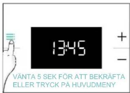 CANDY CA6 N3T1HTW - INSTÄLLNING AV KLOCKA - 3