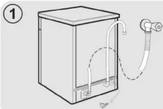 CANDY CNF 4A4S3PSX - WATER CONNECTION - 1