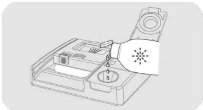 CANDY CNF 4A4S3PSX - Filling the rinse aid container - 2