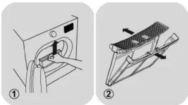CANDY CSE H8ELE-S - To clean the lint filter - 1