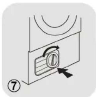 CANDY CSE H8ELE-S - To clean the sponge filter - 7