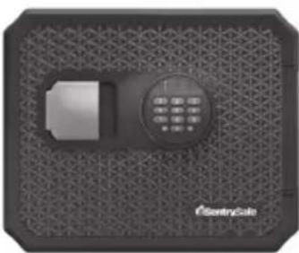 SentrySafe FPW082FS - Verrouillage du coffre-fort à l'aide du clavier électronique - 1
