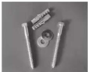 SentrySafe FPW082FS - Contenido del kit de fijación (solo en ciertos modelos): - 1